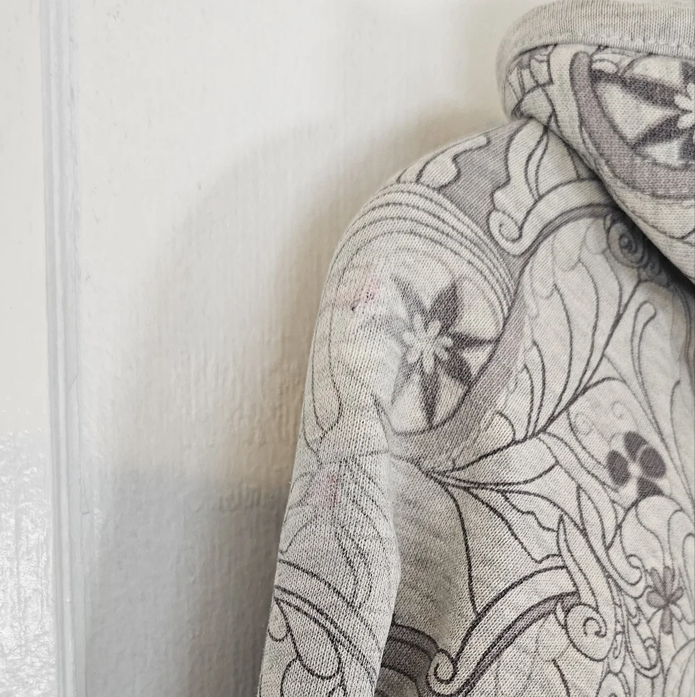Rare Psychedelic Floral Hoodie - Picture 7 of 12